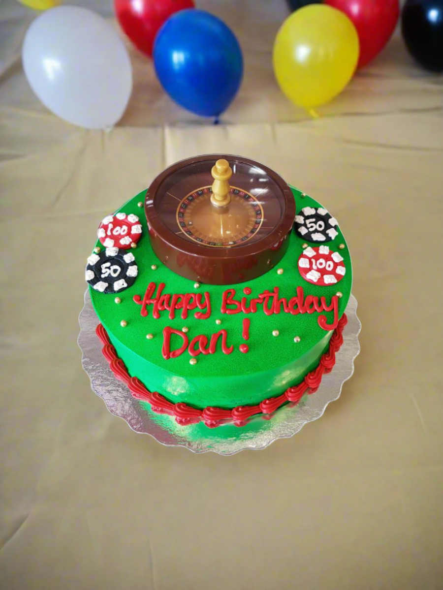 Rapid Roulette Casino Cake