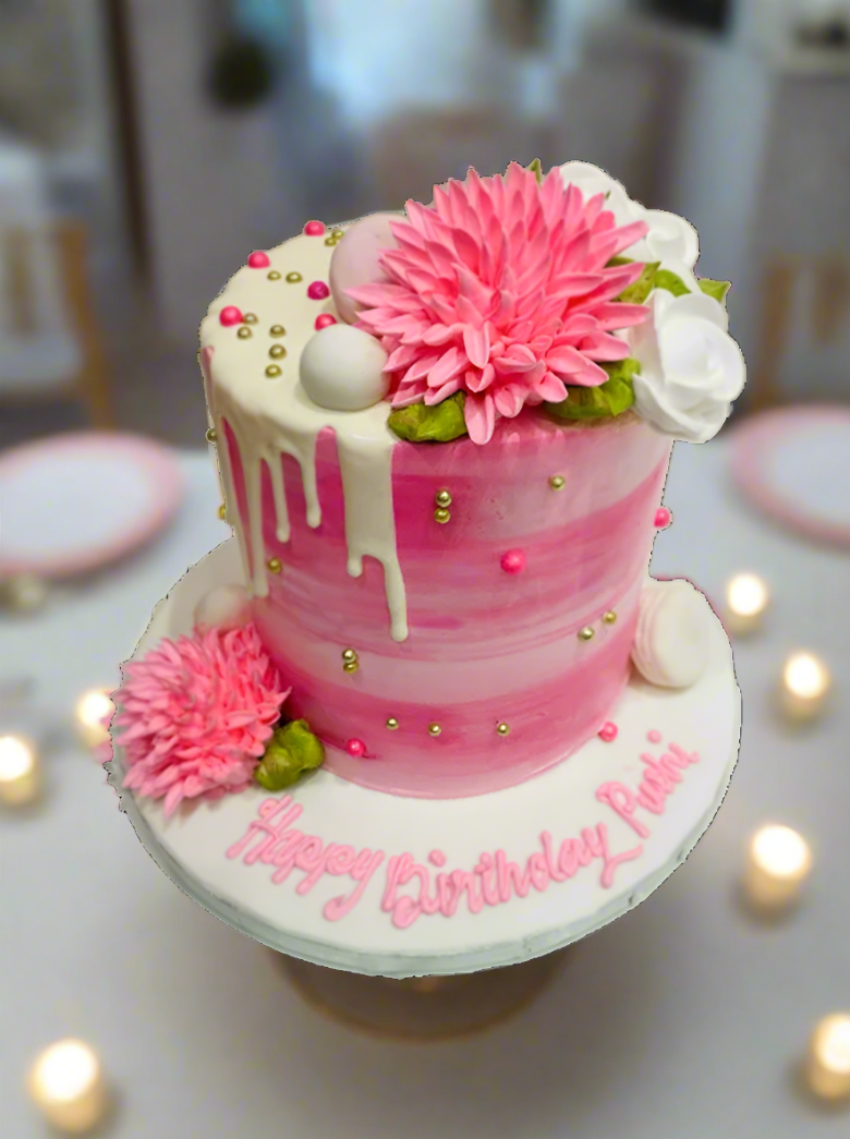 Palvi Cream Flower Cake