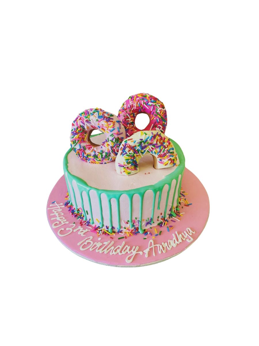 Donut Birthday Cake