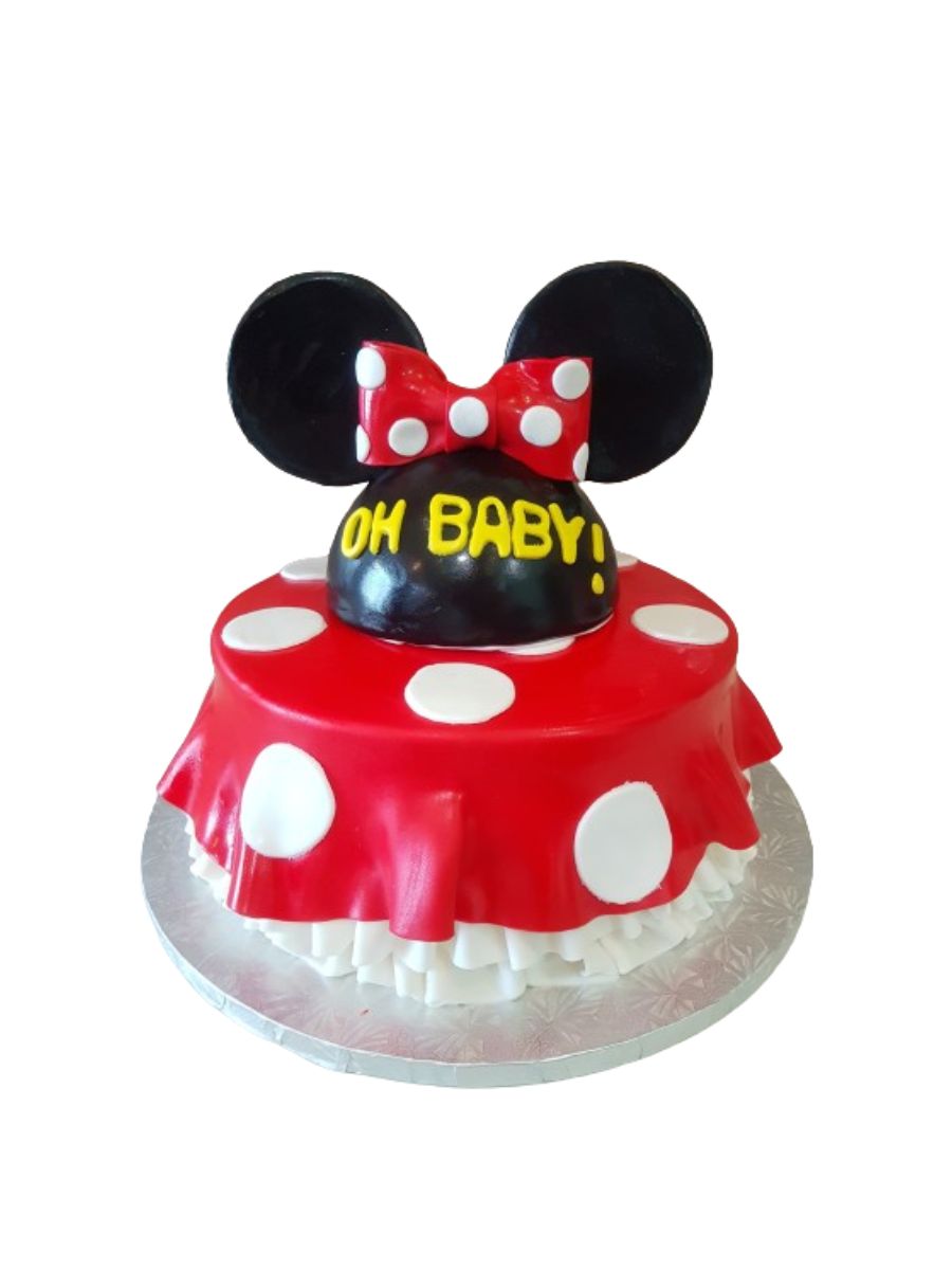 Oh Baby Minnie & Mickey Mouse Cake