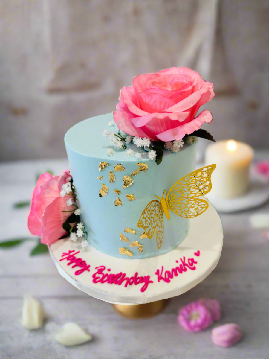Kanika Pink Floral Cake