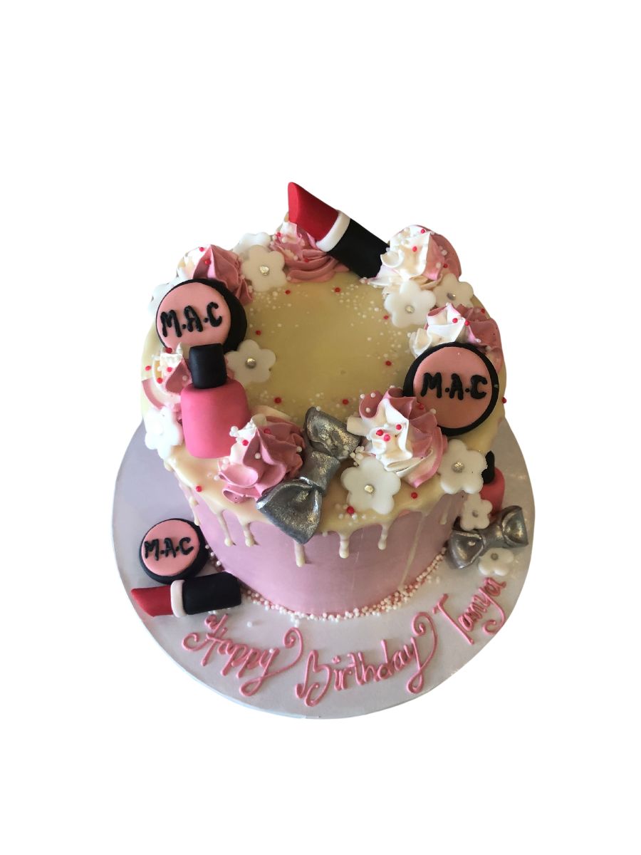 Tanya Makeup Birthday Cake