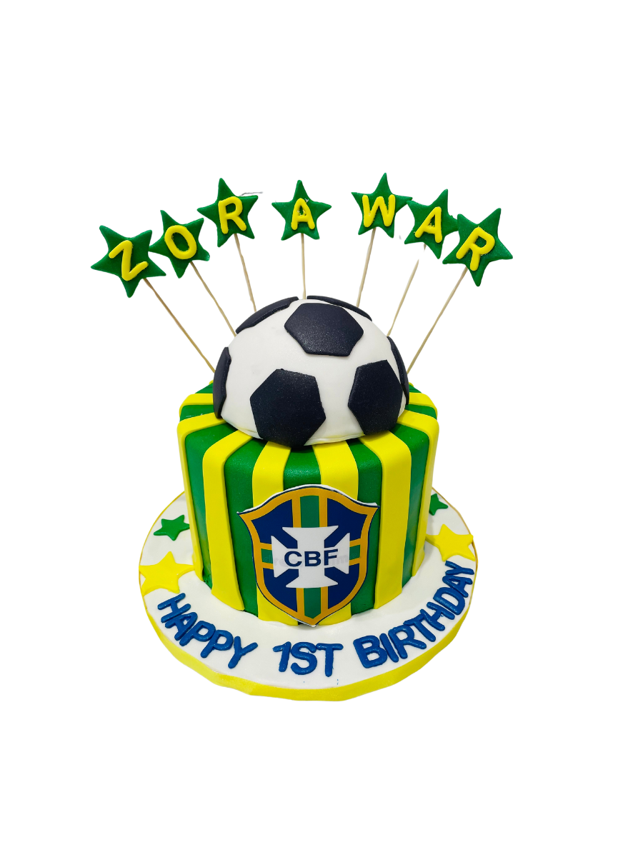 Cfb Soccer Fondant Cake