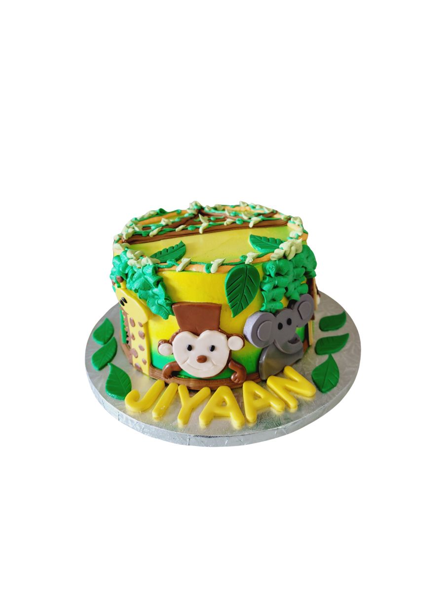 Jungle Fondant Cake