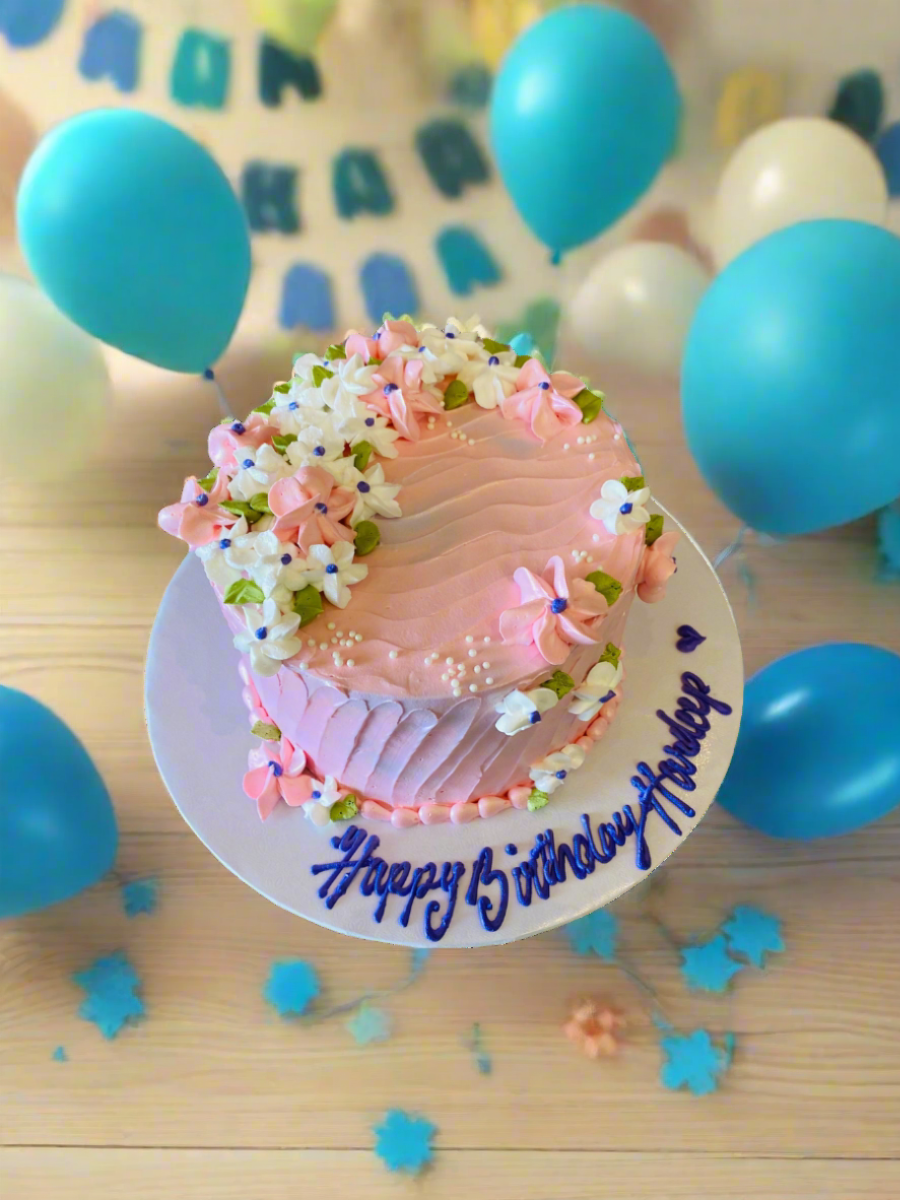 Hardeep Floral Cake