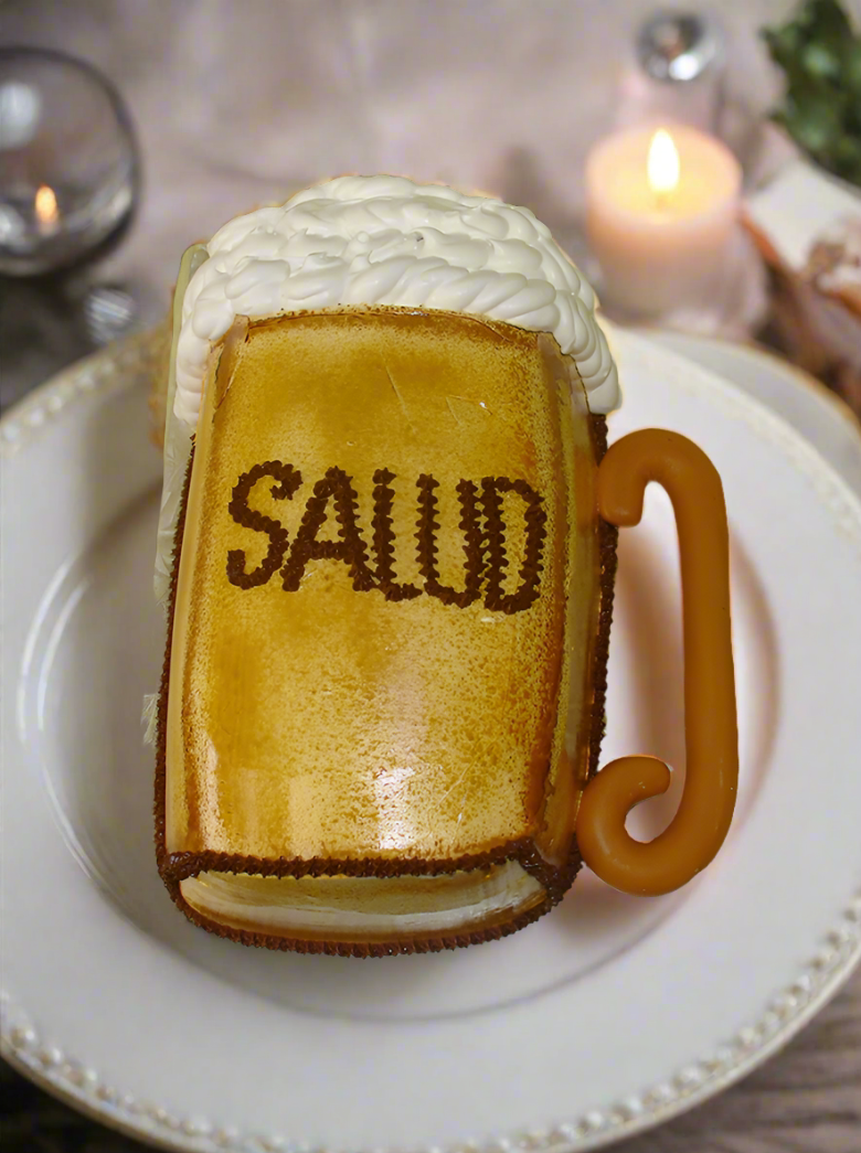 Salud Beer Mug Cake