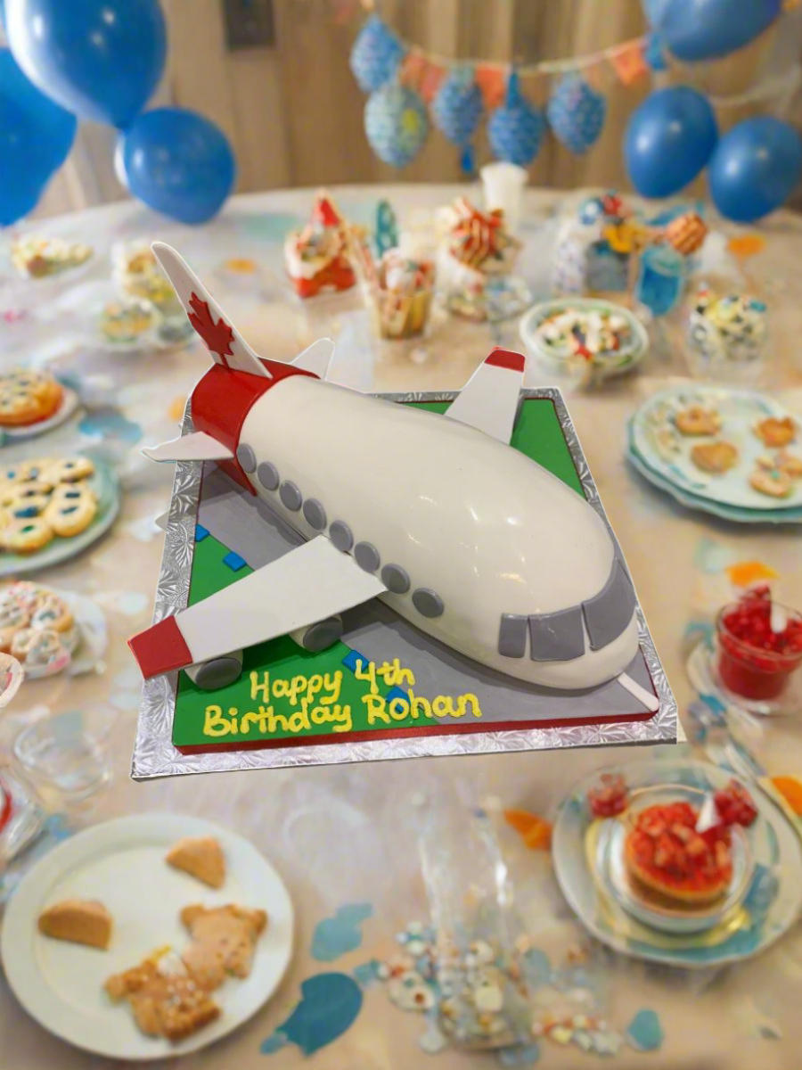 Aeroplane Fondant Cake