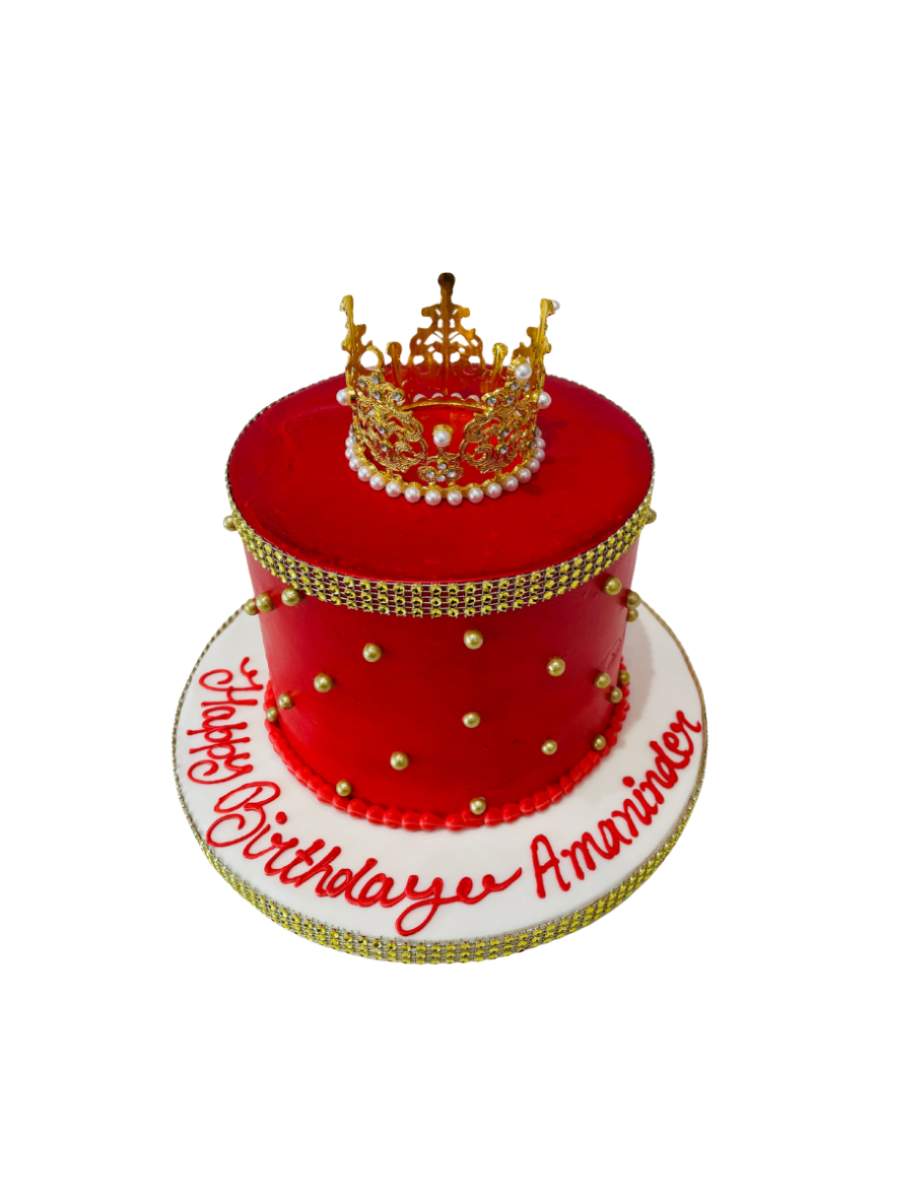 Red Crown Cake