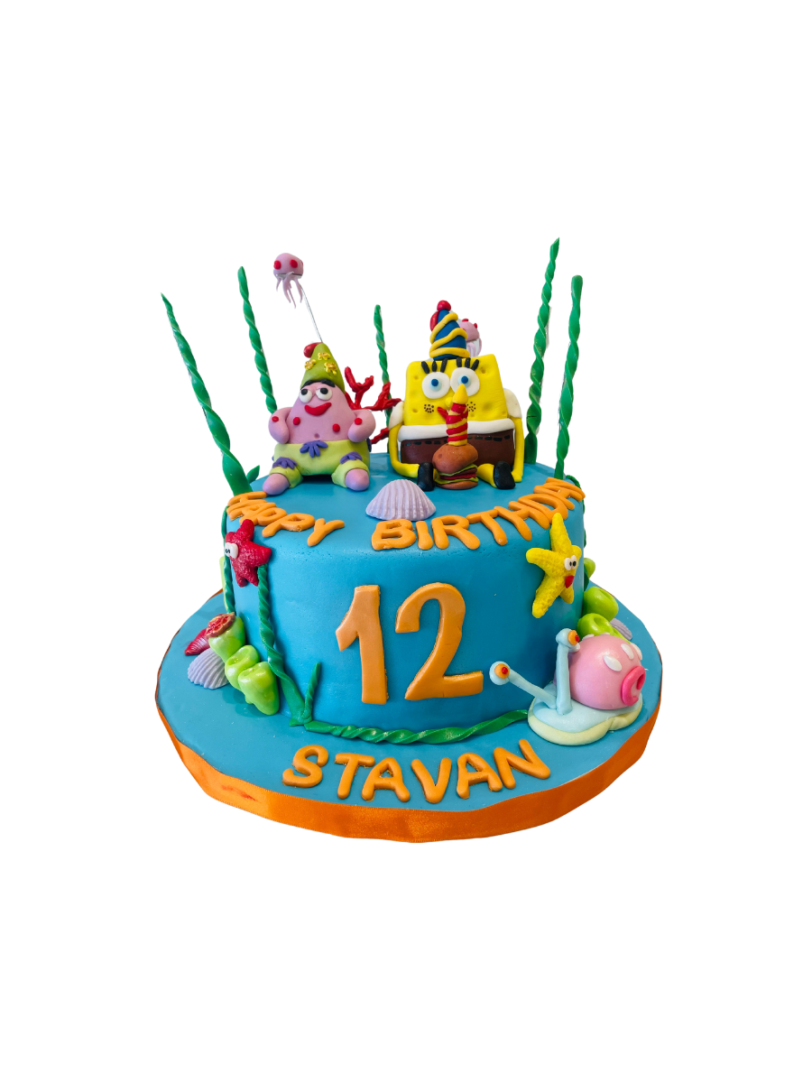 Spongebob Fondant Cake