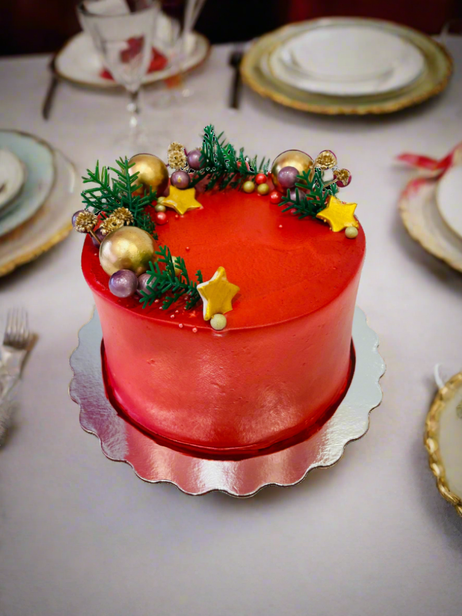 Janelle Christmas Cream Cake