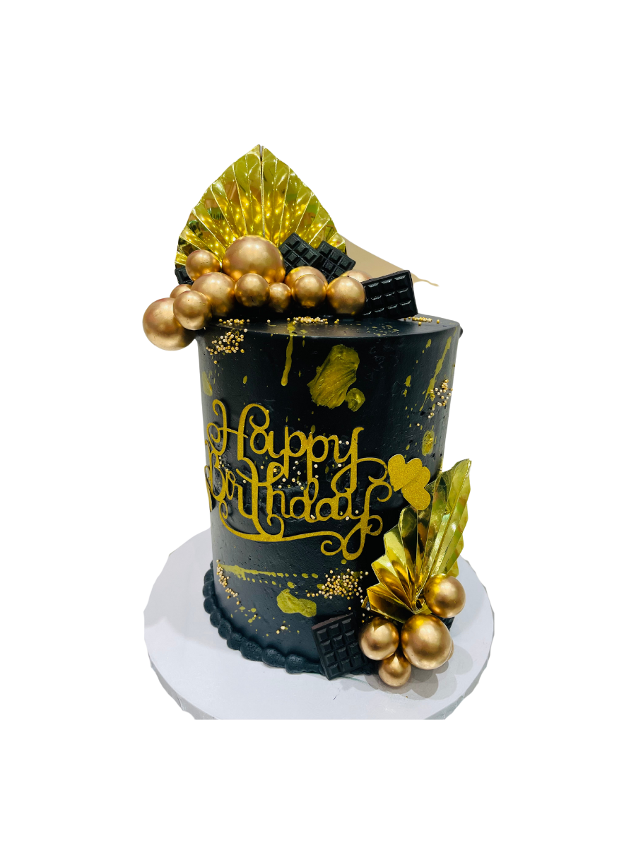 Shean Black & Gold Cake