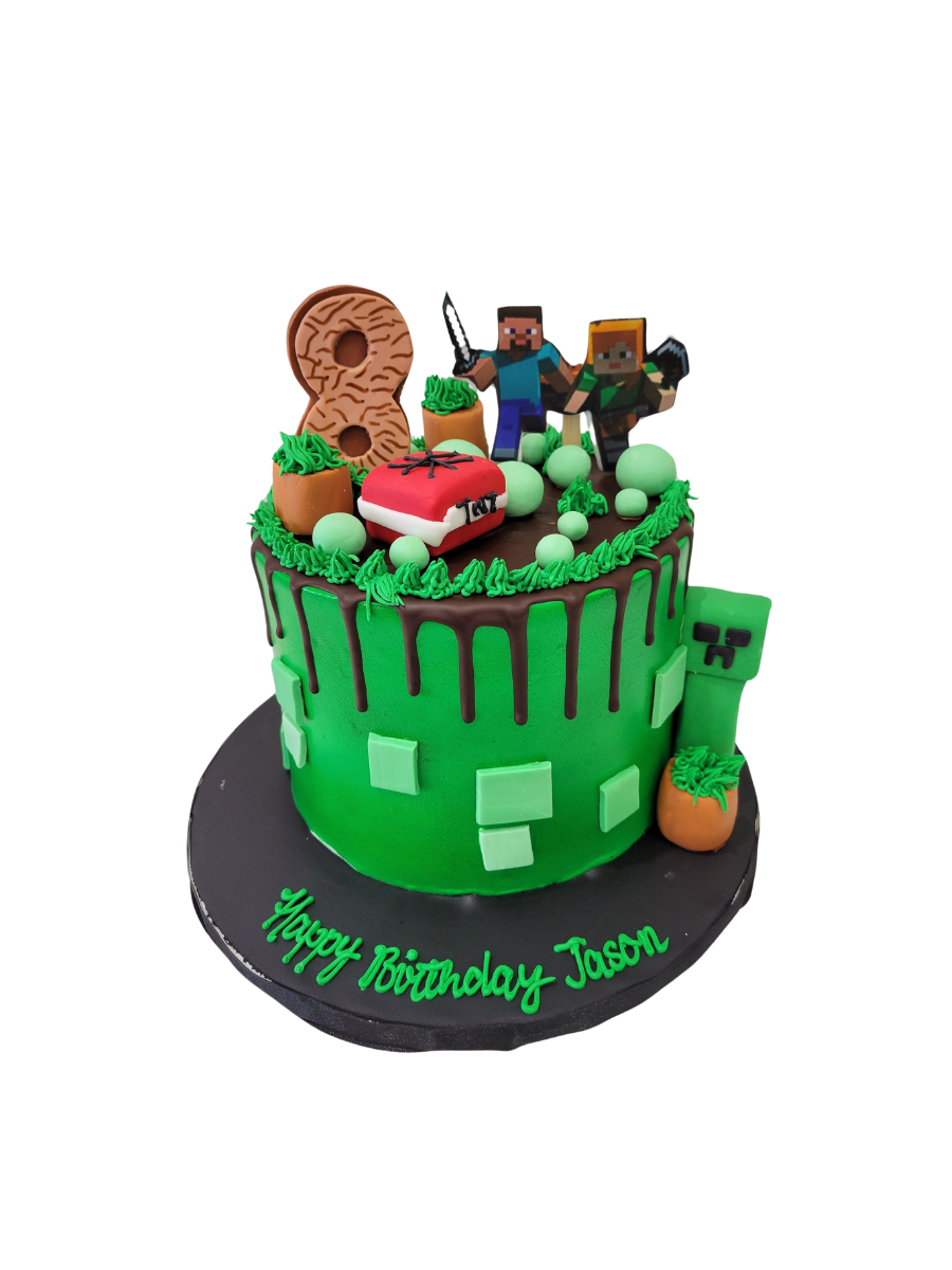 Jason Minecraft Cream Cake