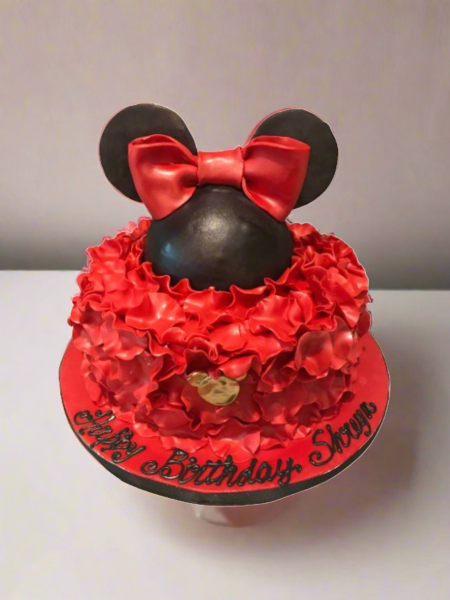 Shreya Ruffle Fondant Cake