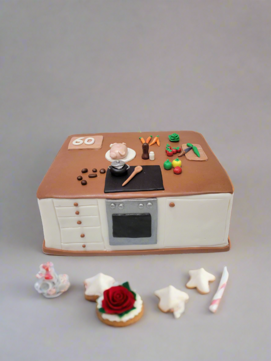 Chef Kitchen Molded Cake