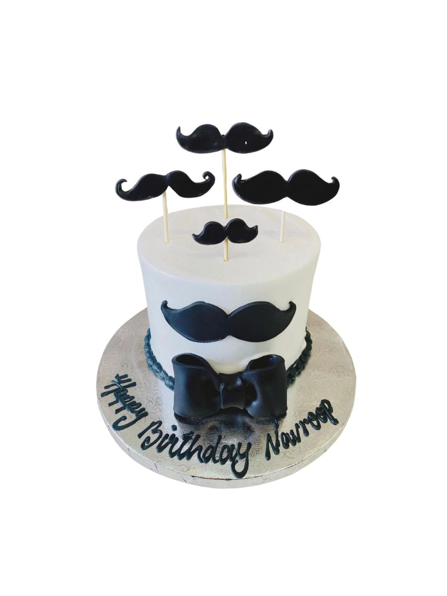 Navroop Moustache Cream Cake