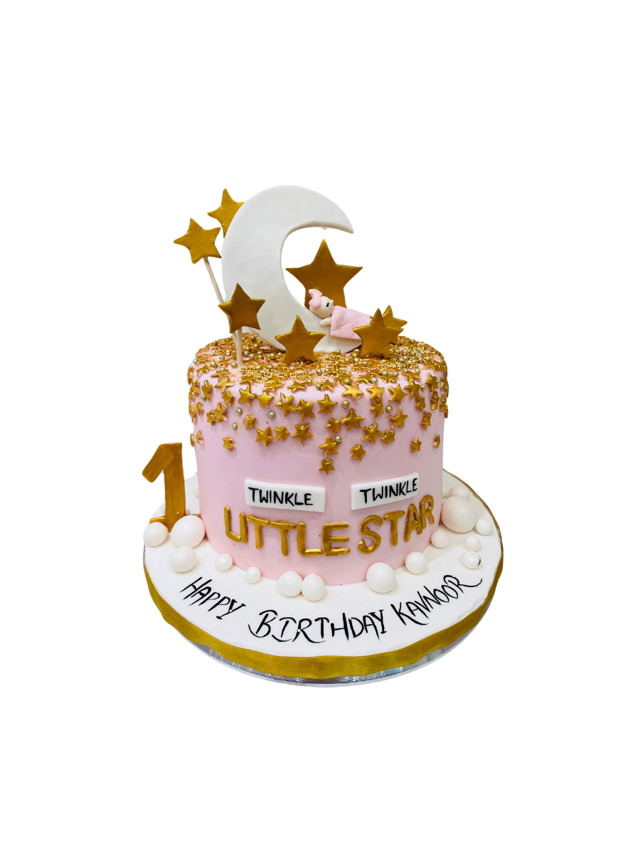 Kavnoor Star & Moon Birthday Cake