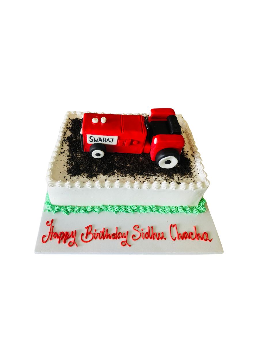 Tractor Birthday Cake