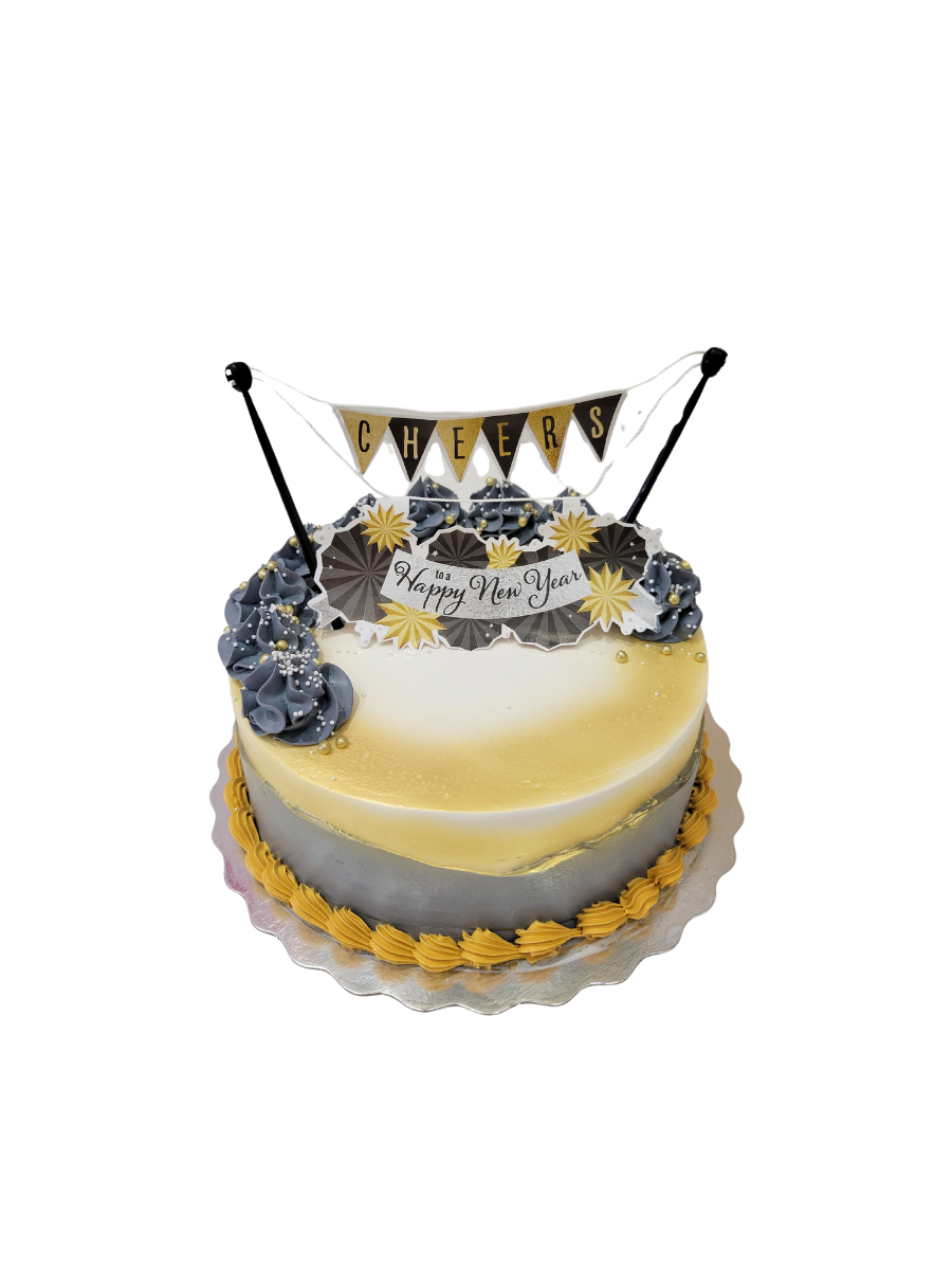 Cheers New Year Cake