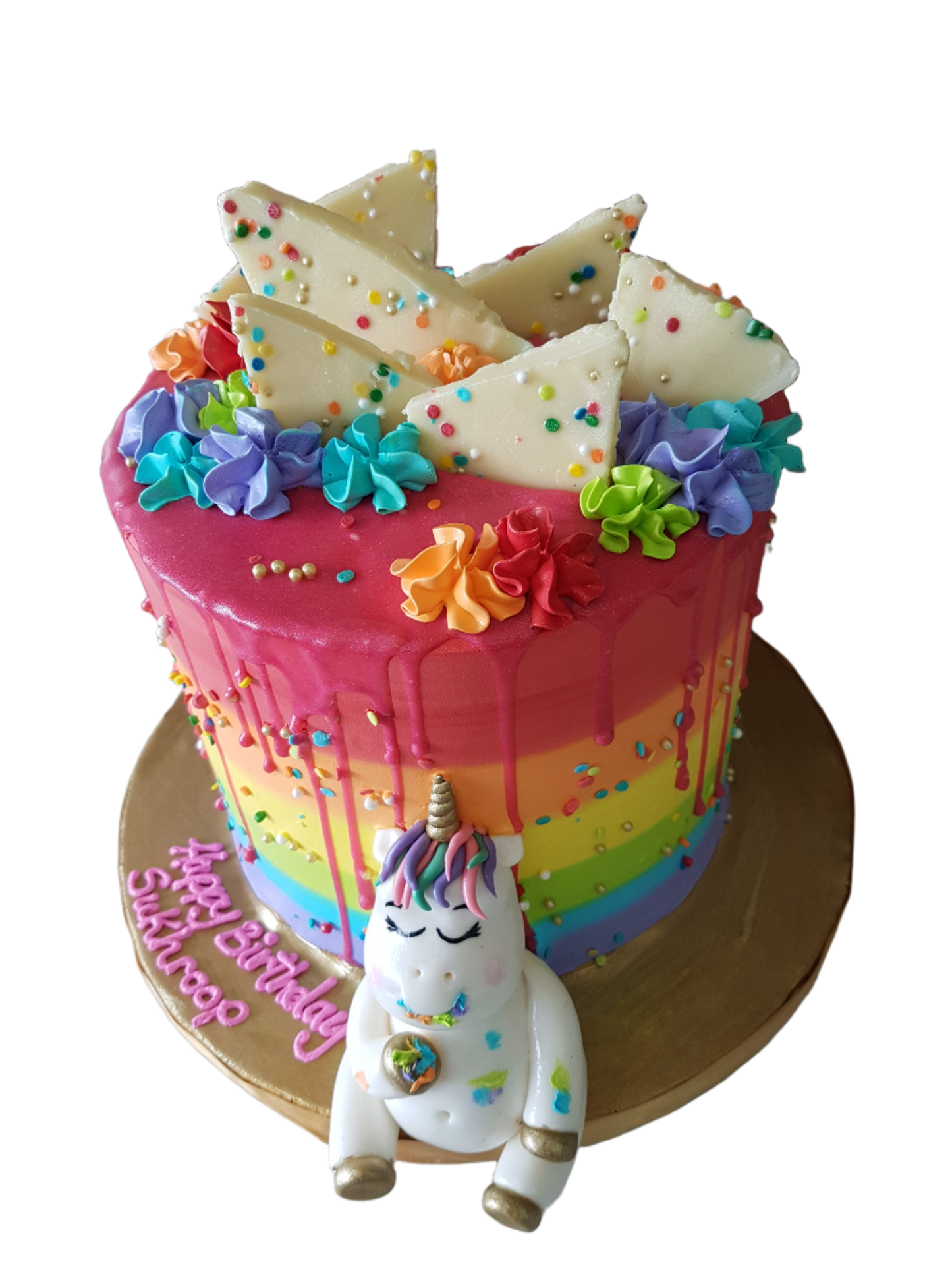 Unicorn Rainbow Cake