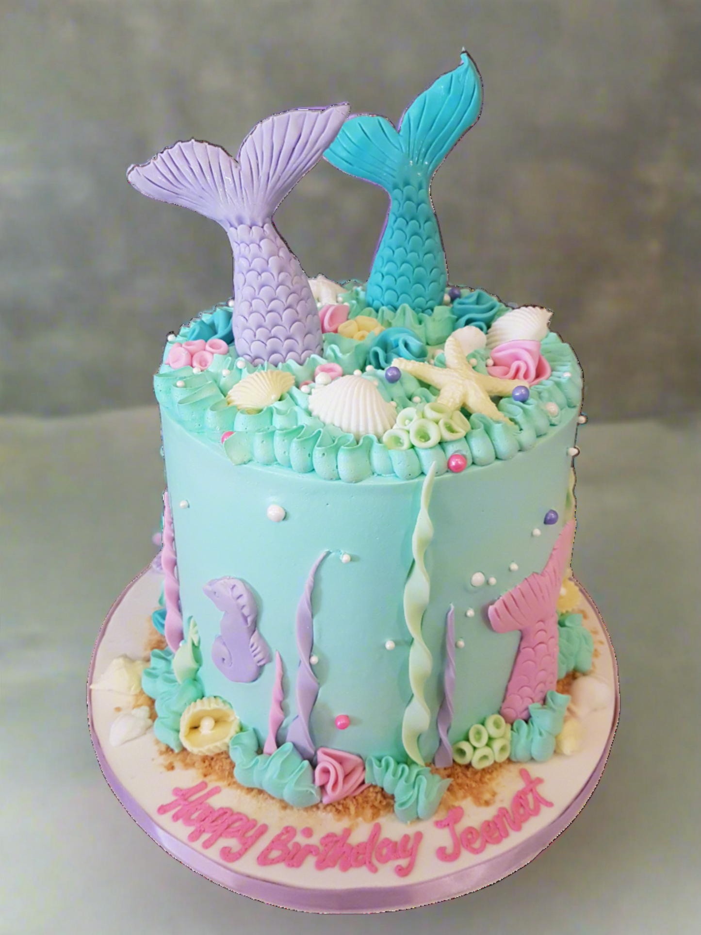 Jeenat Mermaid Birthday Cake