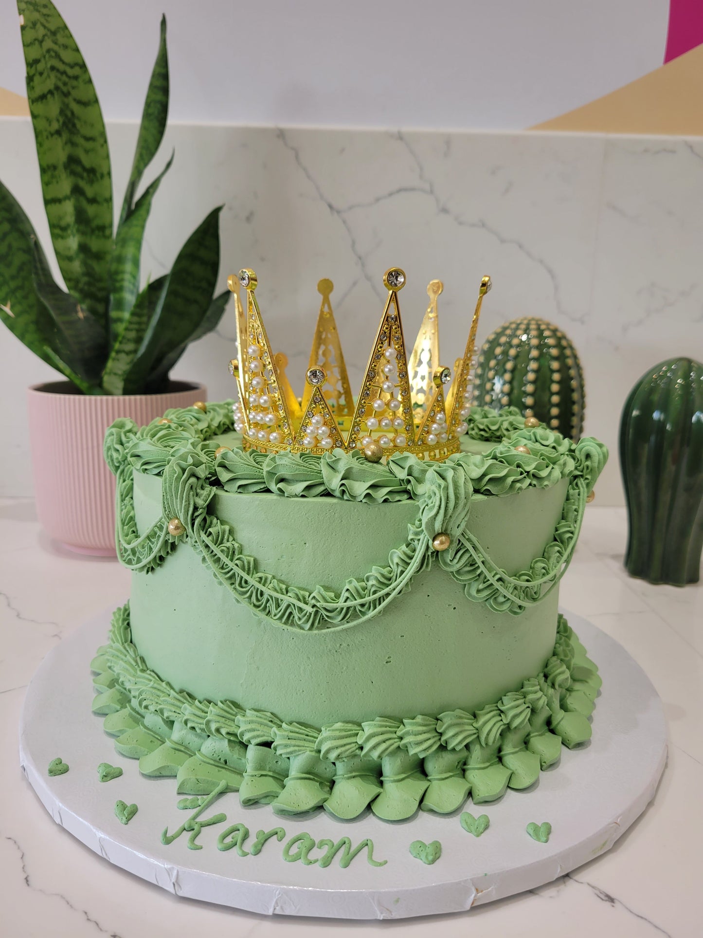 Karam Crown Birthday Cake