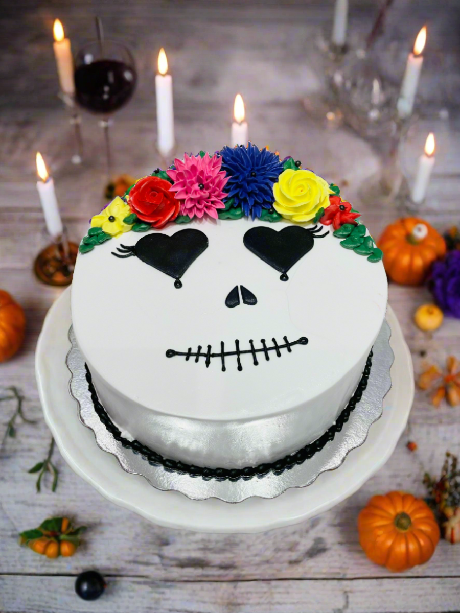Day Of The Dead Halloween Cake
