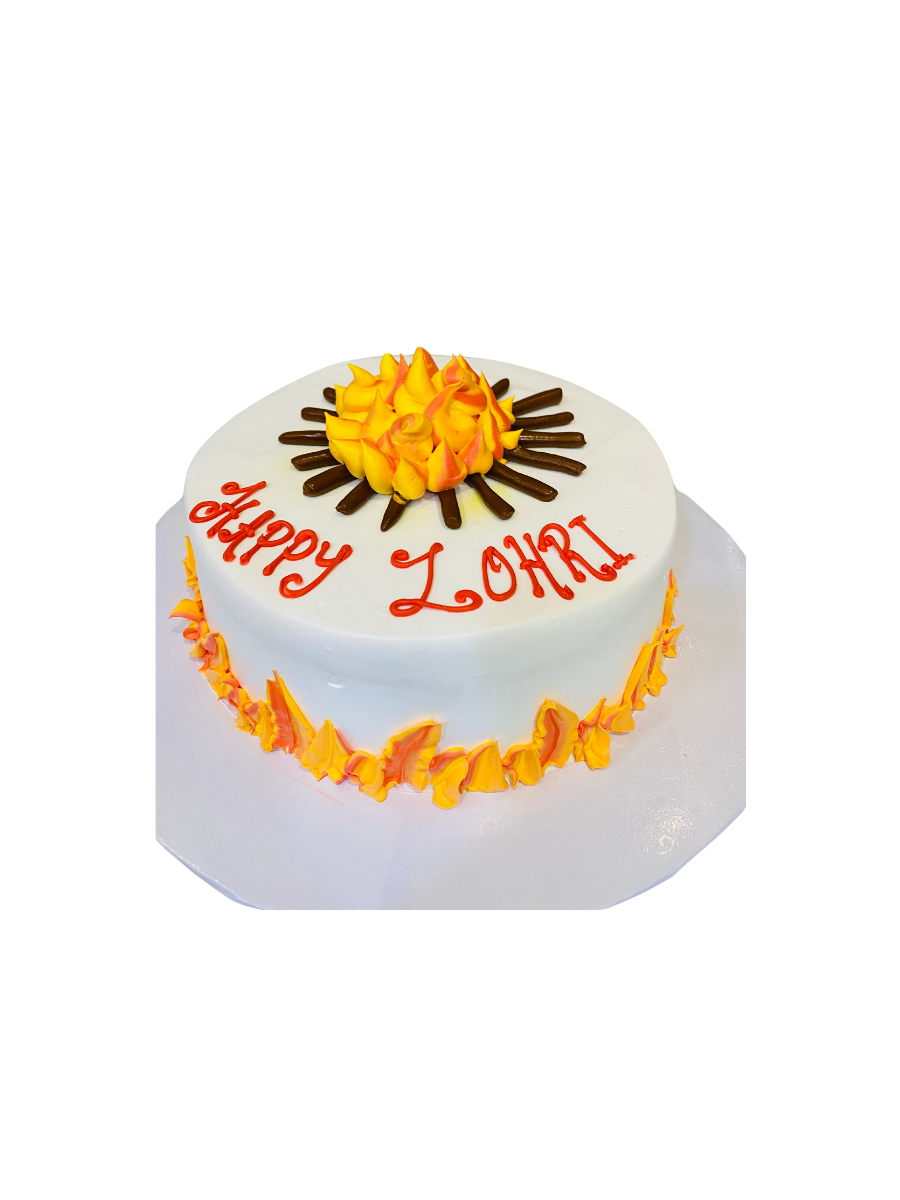 Flames Lohri Cake