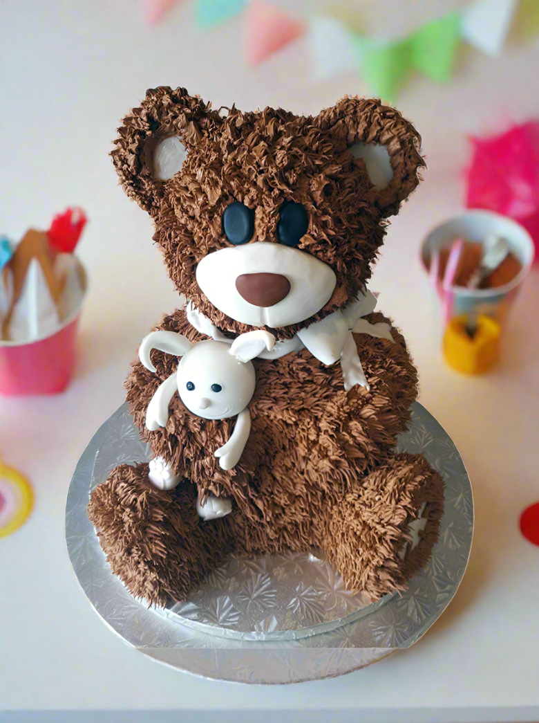 3D Bear Molded Cake