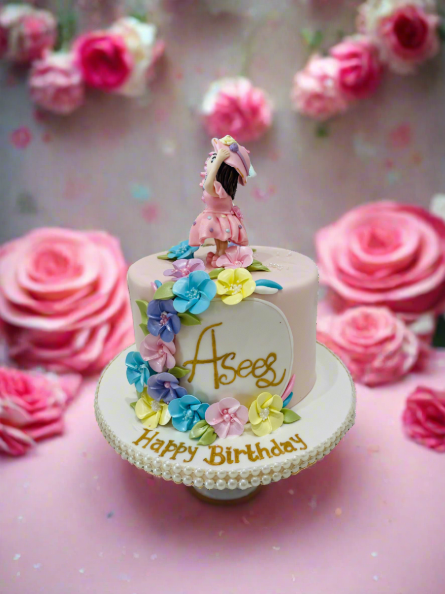 Asees Doll Fondant Cake
