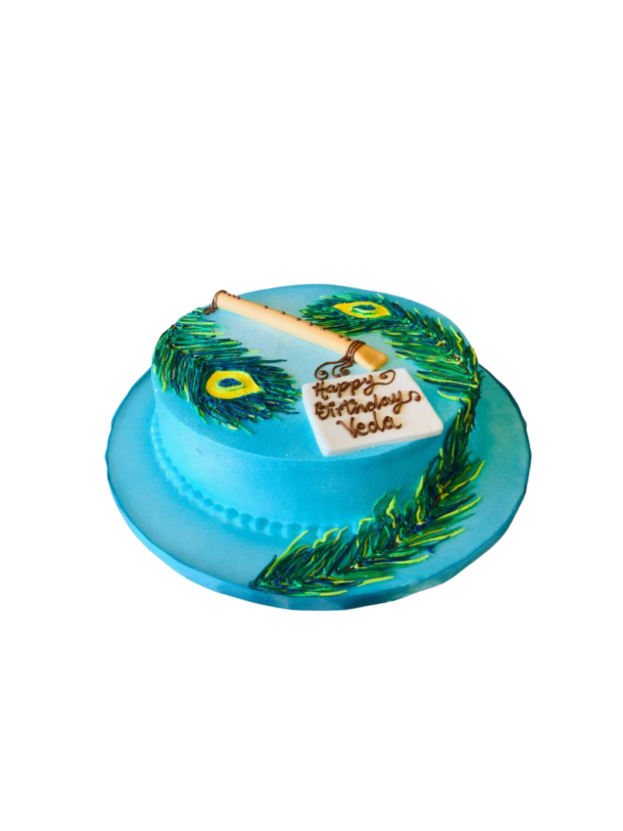 Peacock Flute Cake