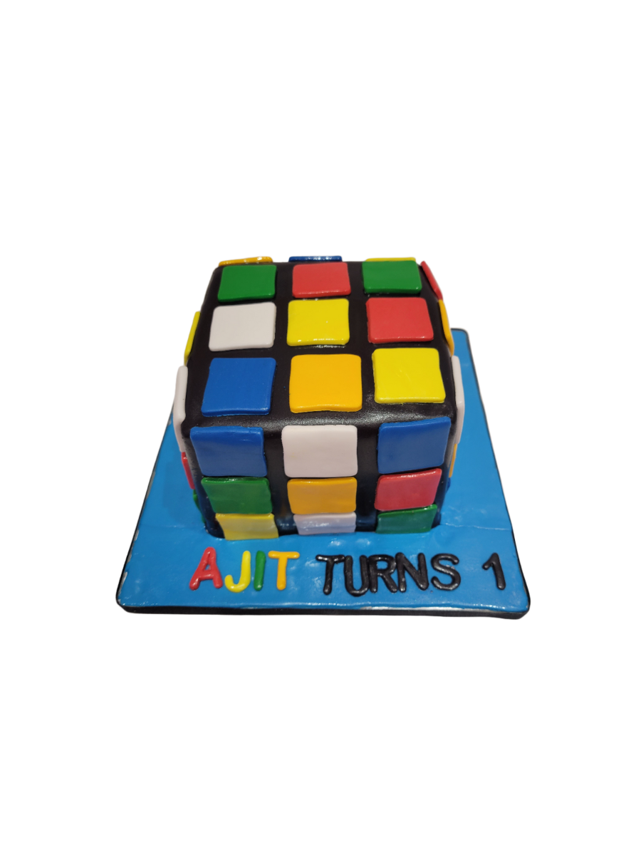 Ajit Cubic Fondant Cake