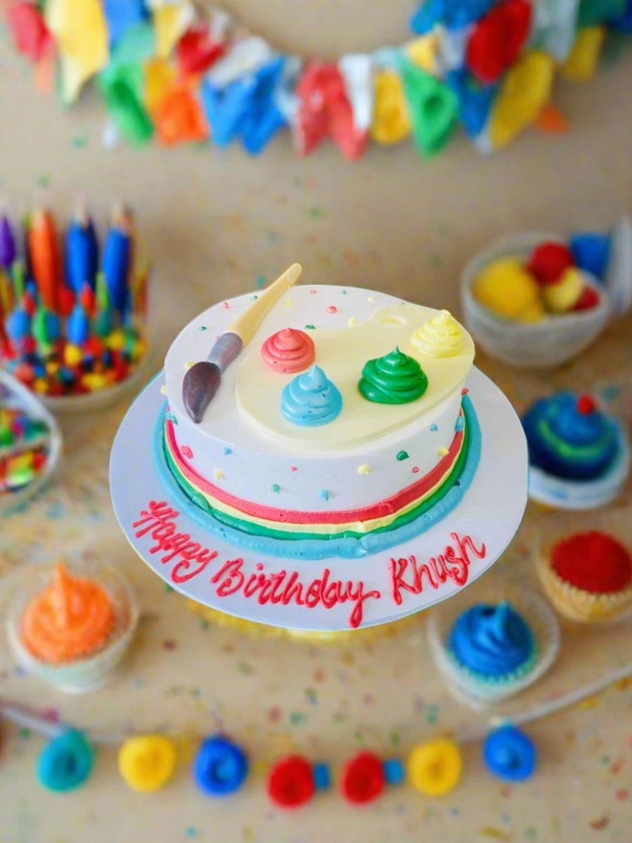 Paint Palette Cake
