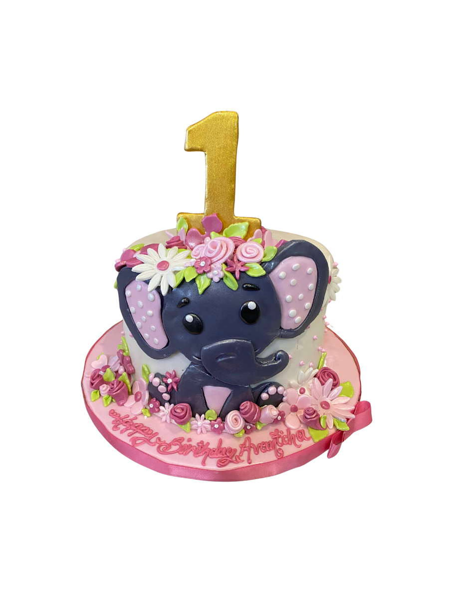 Elephant Fondant Cake