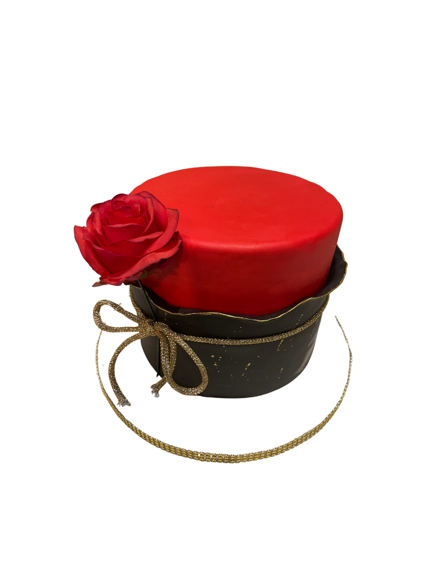 Rose Fondant Cake