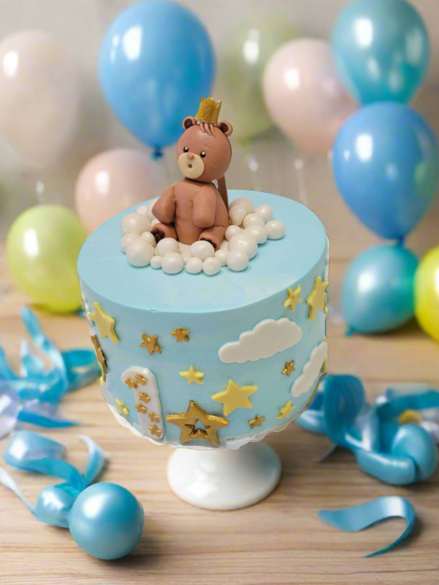 Vedaant Teddy Birthday Cake