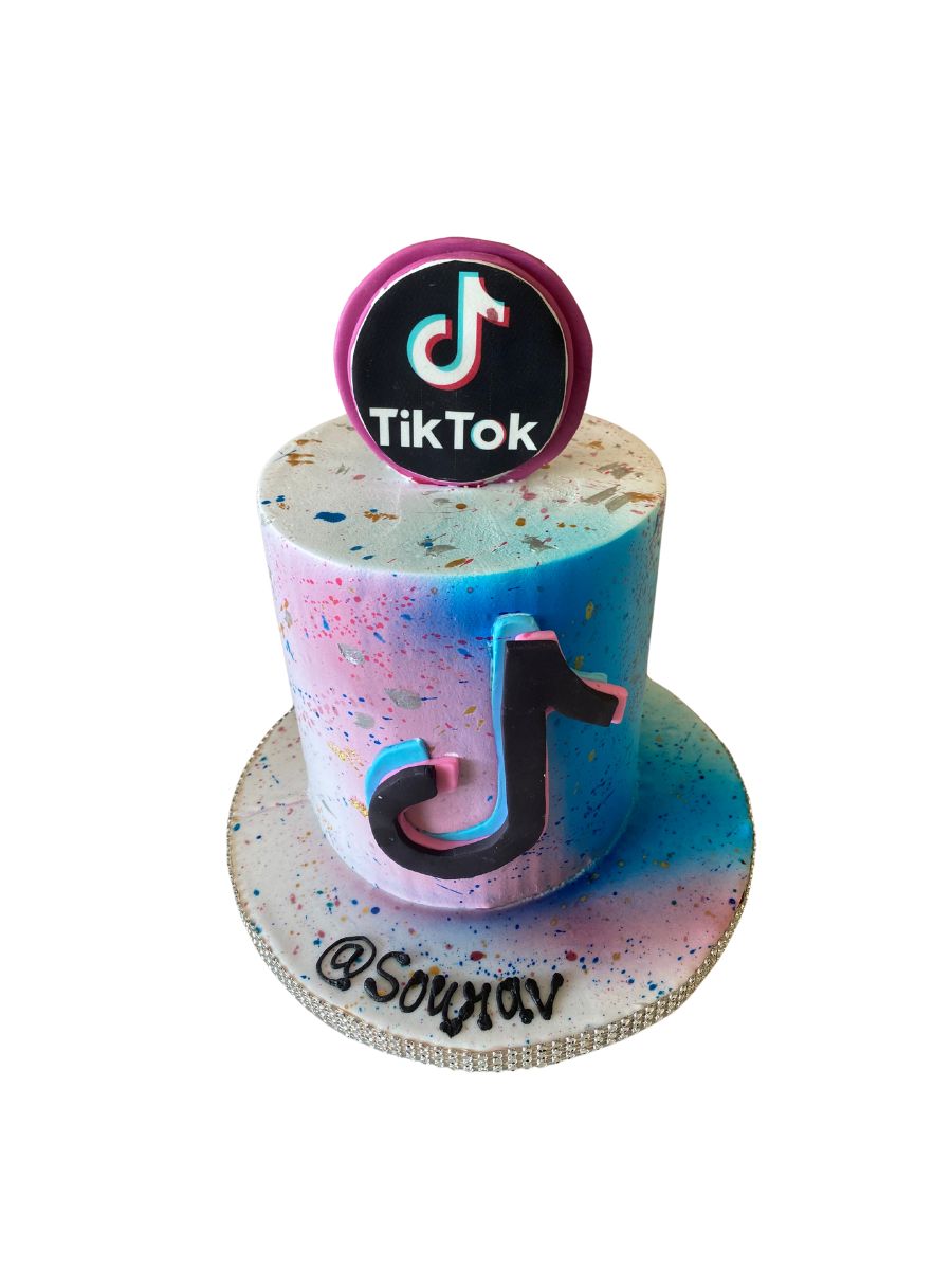 Tiktok Cream Cake