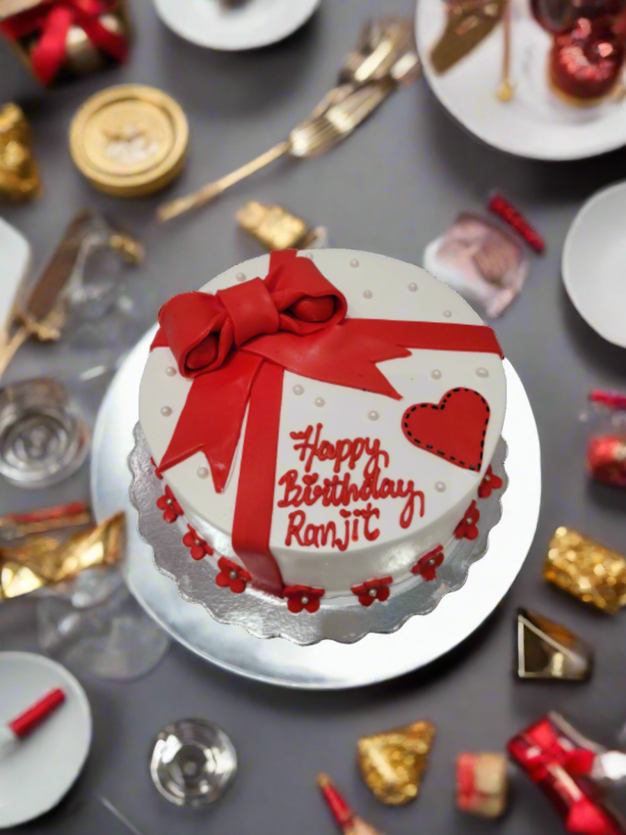 Ranjit Bow Birthday Cake