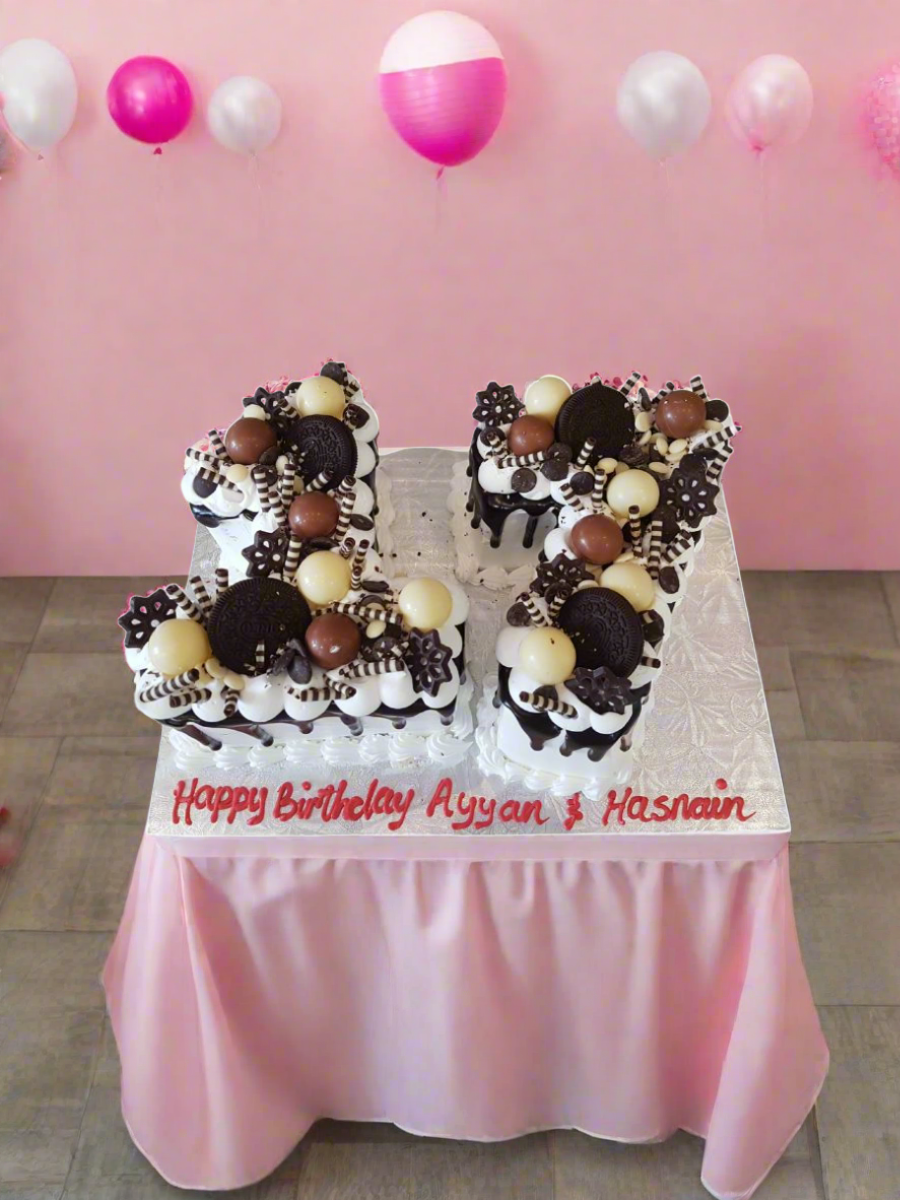 Digit Chocolate Cake