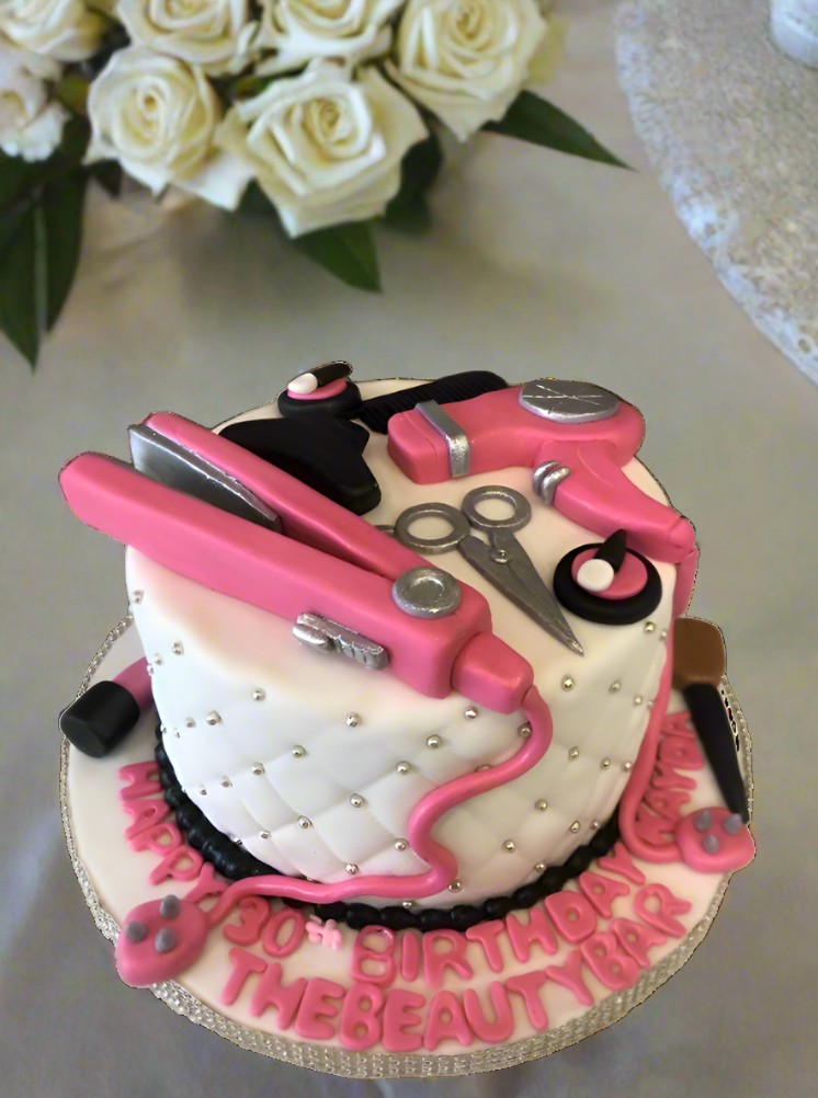 Kayda Hairdresser Birthday Cake