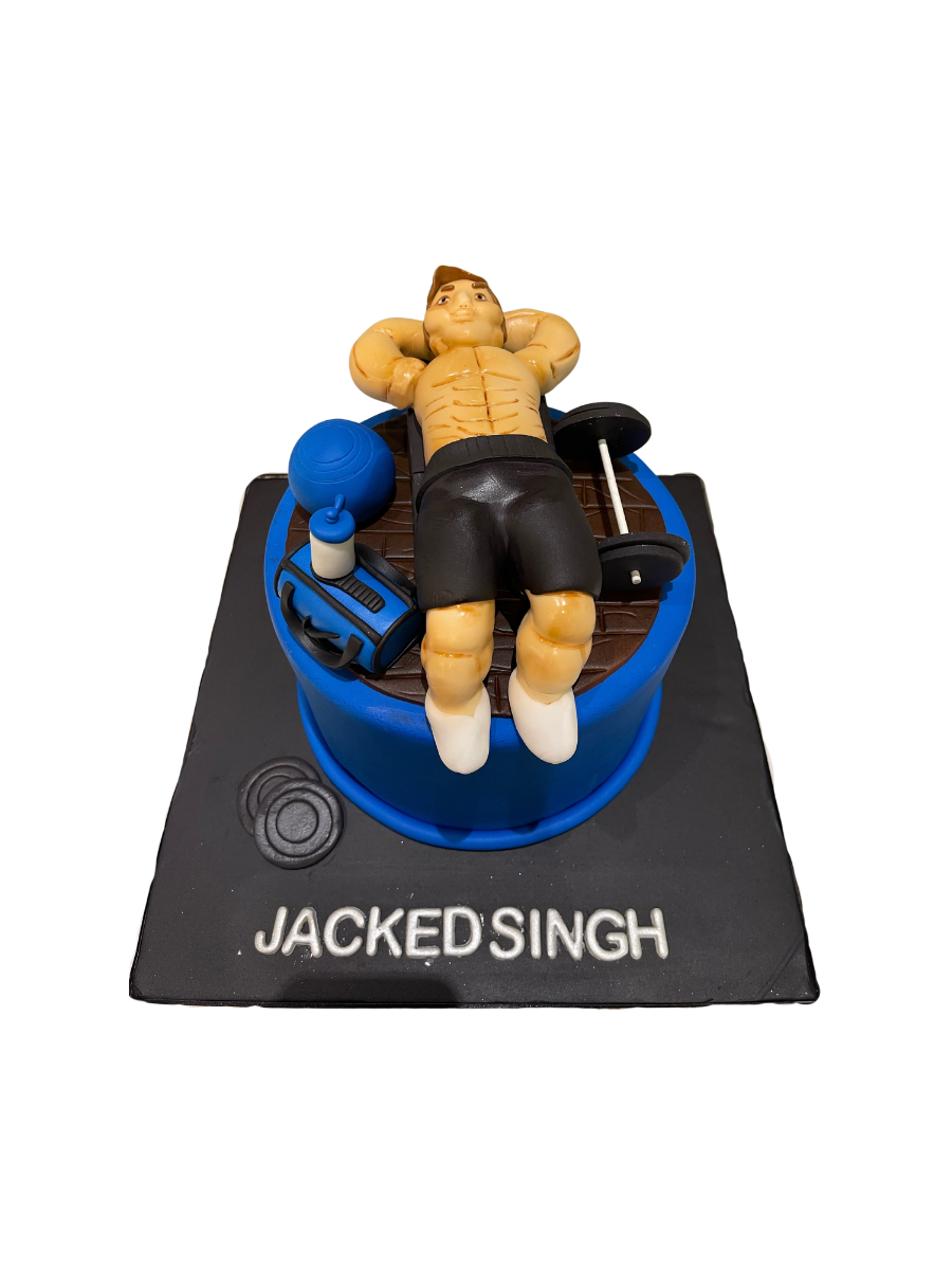 Gym Fondant Cake