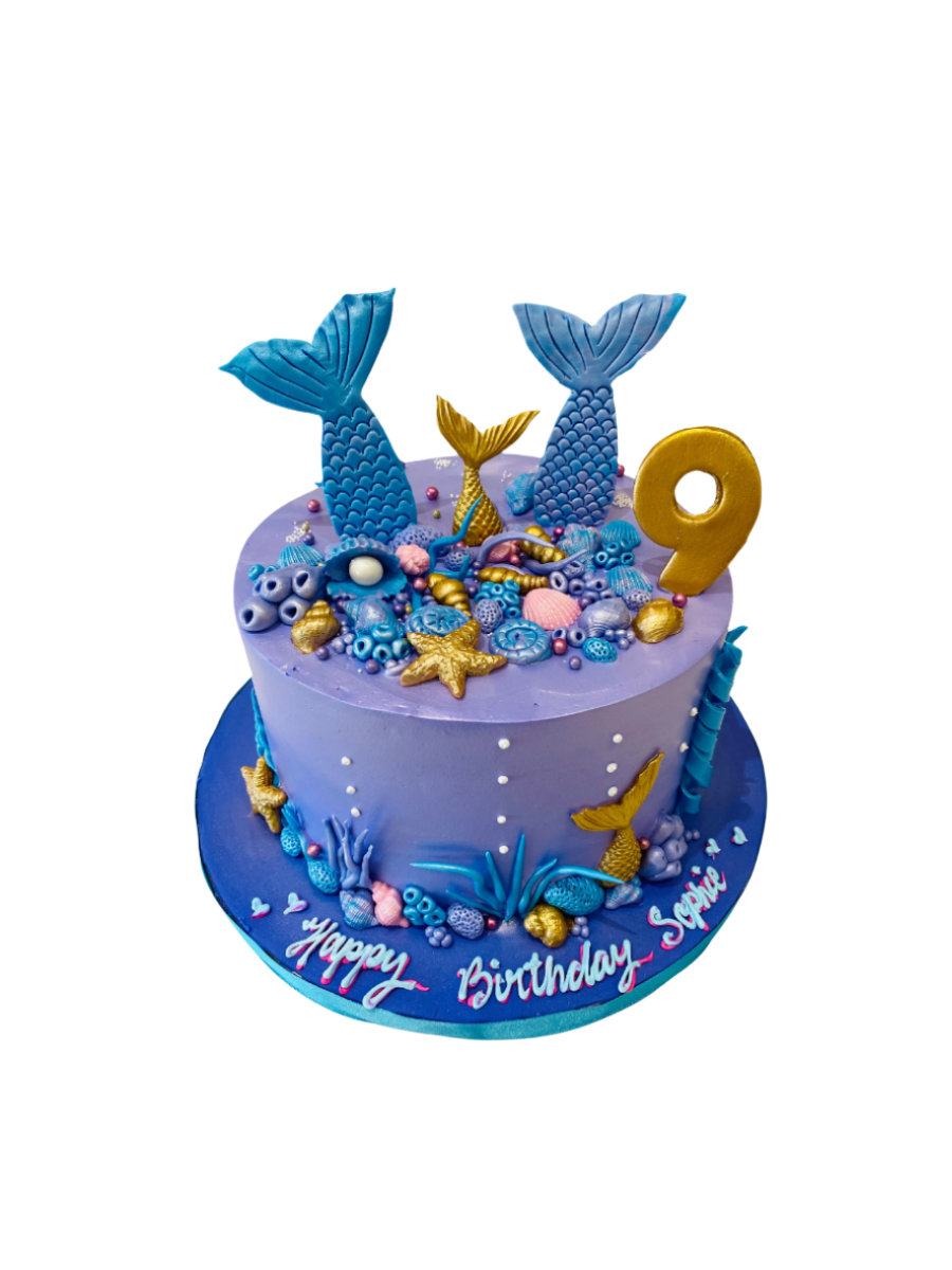 Sophie Mermaid Cream Cake