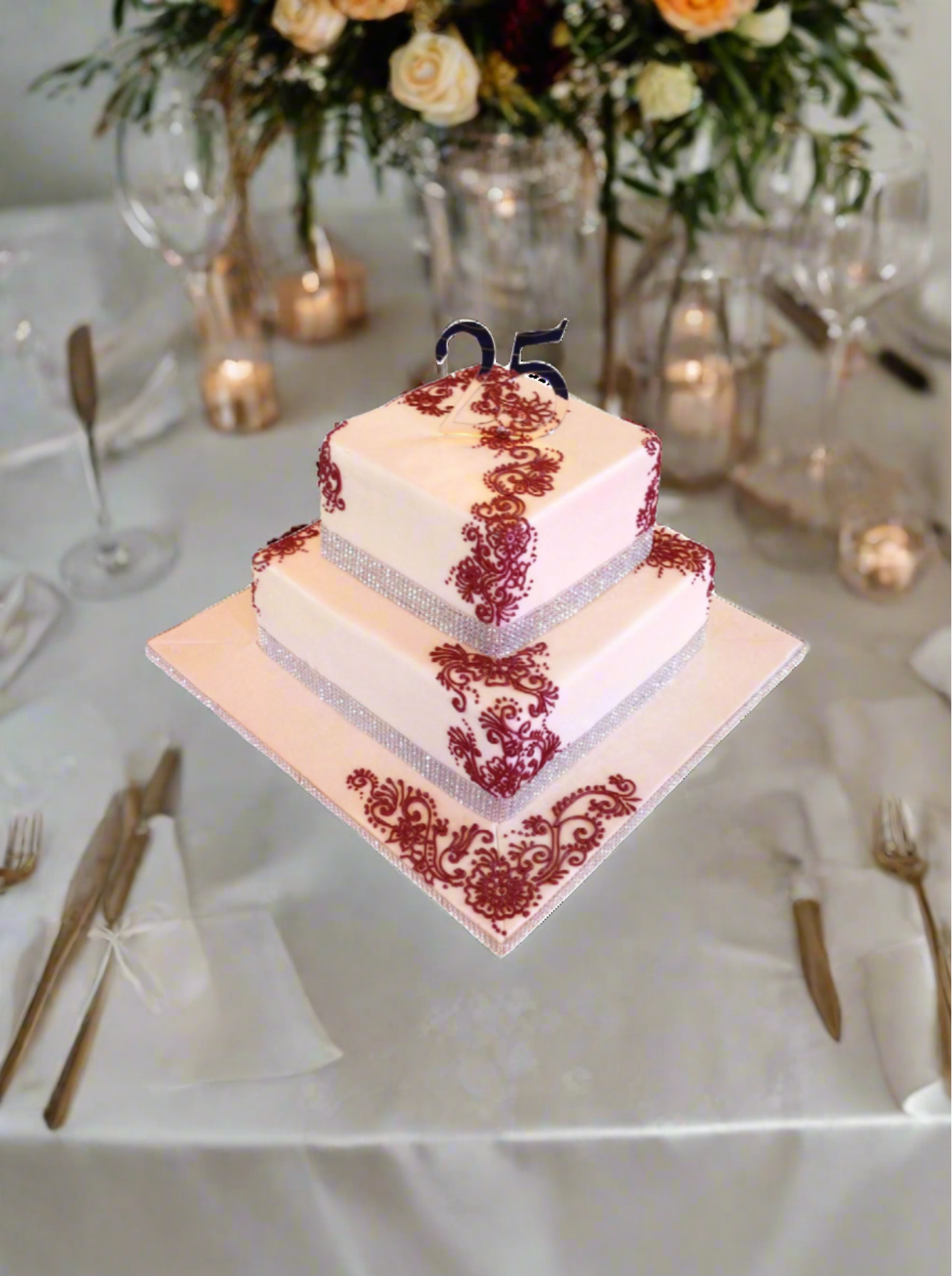 Tiffy Henna Wedding Cake