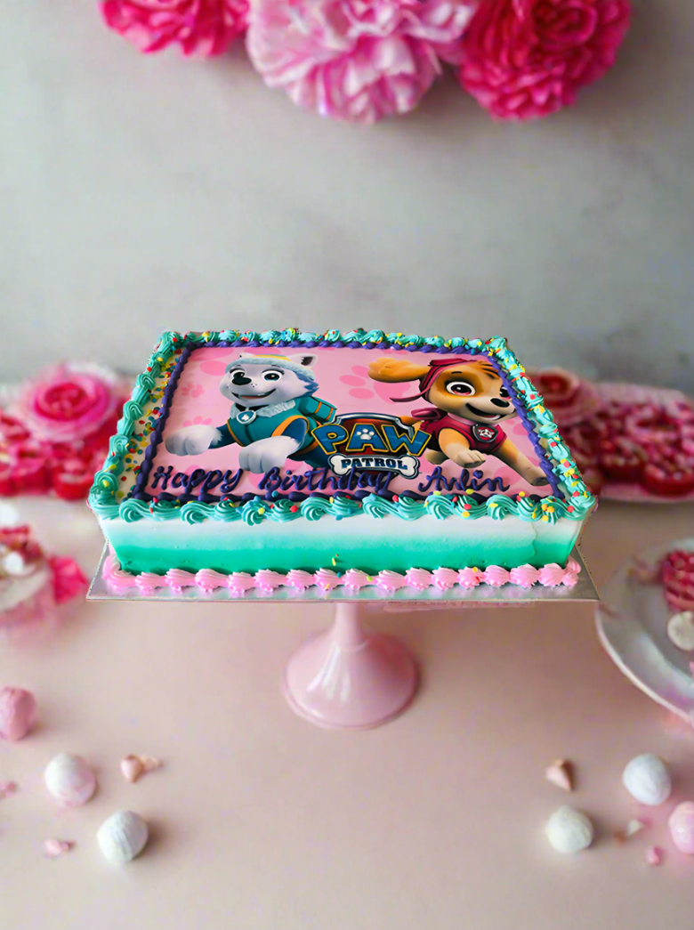 Skye & Everest Paw Patrol Cake