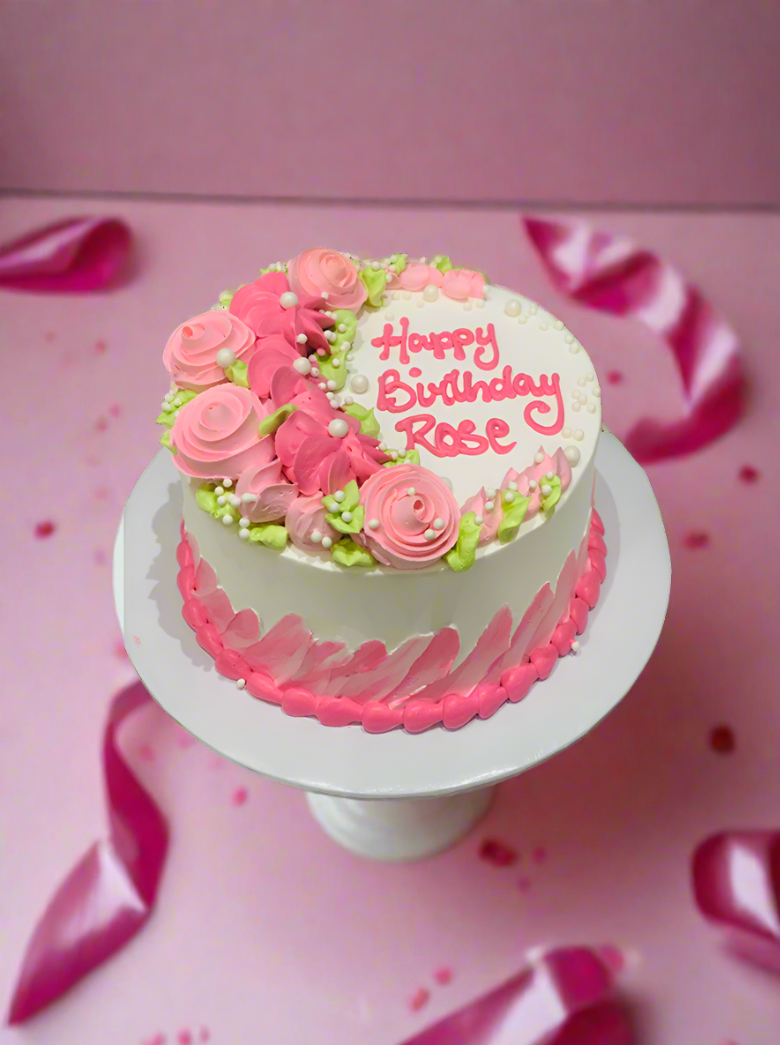 Rose Birthday Cake