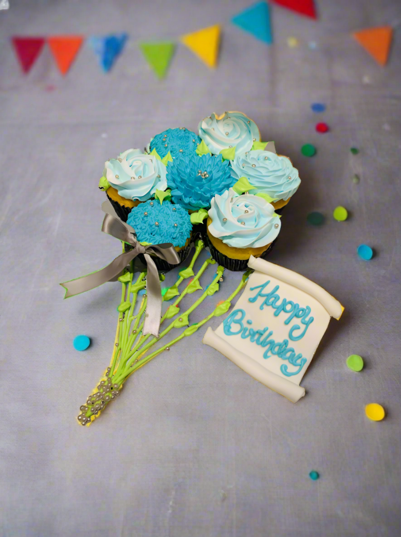 Bouquet Cupcake Cake