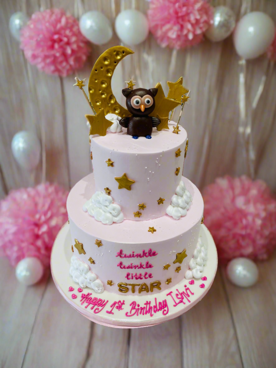 Ishvi Owl Cream Cake