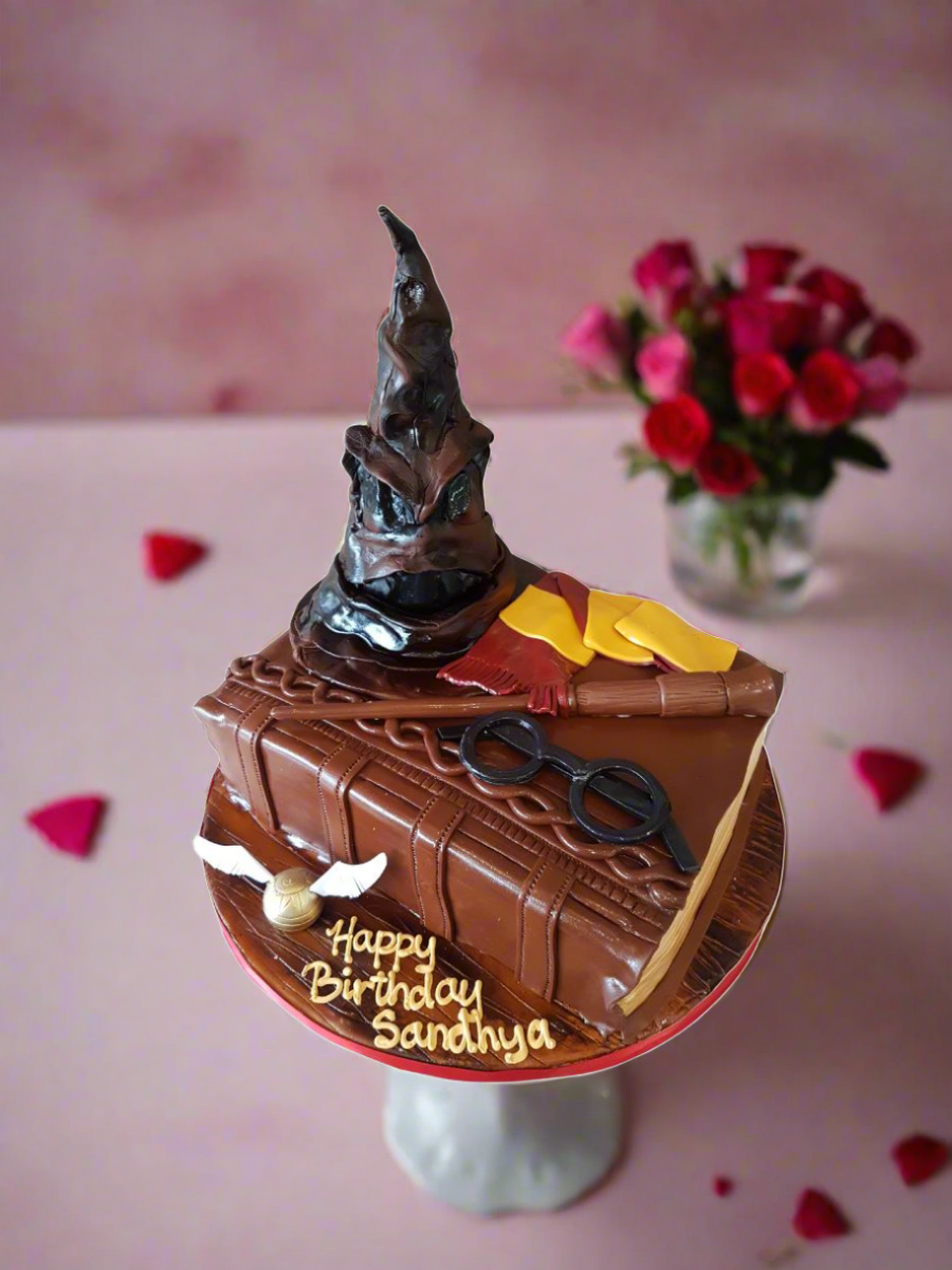 Harry Potter Book Cake