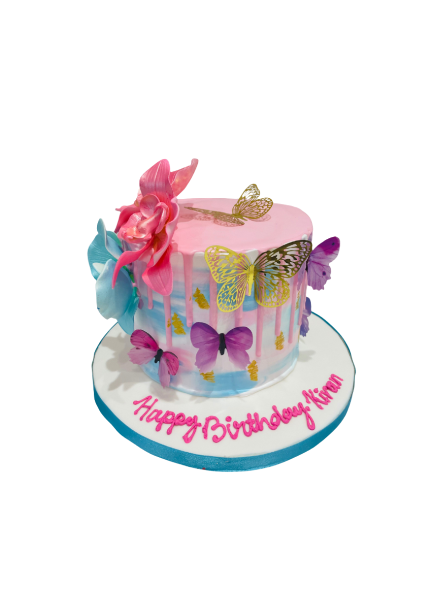 Butterfly Spring Theme Cake
