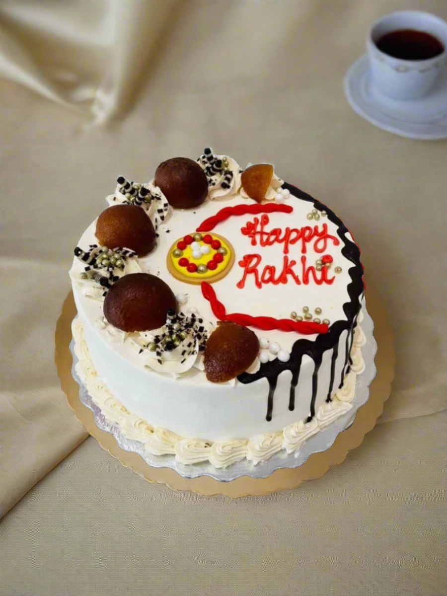 Gulab Jamun Rakhi Cake
