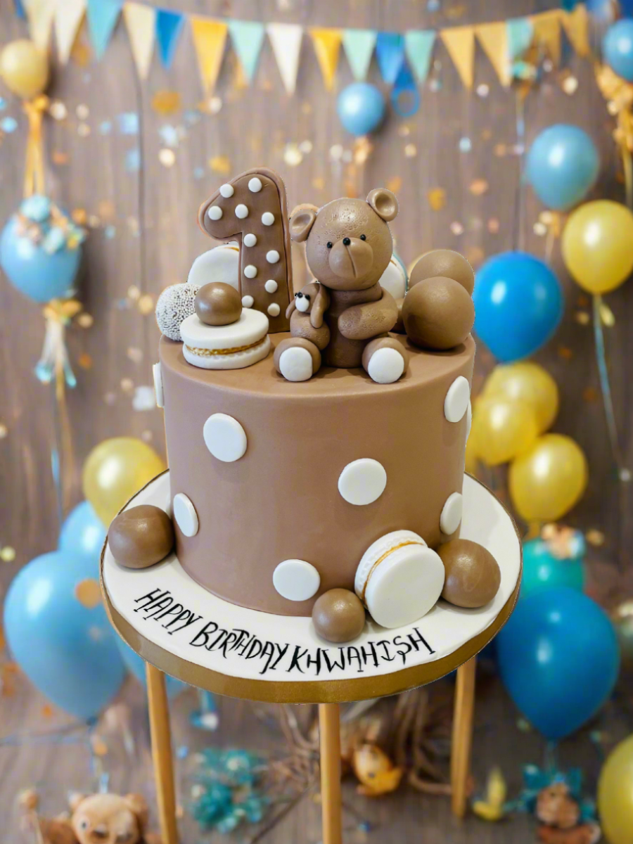 Khwahish Teddy Fondant Cake